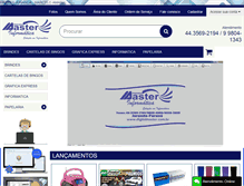 Tablet Screenshot of digitalmaster.com.br